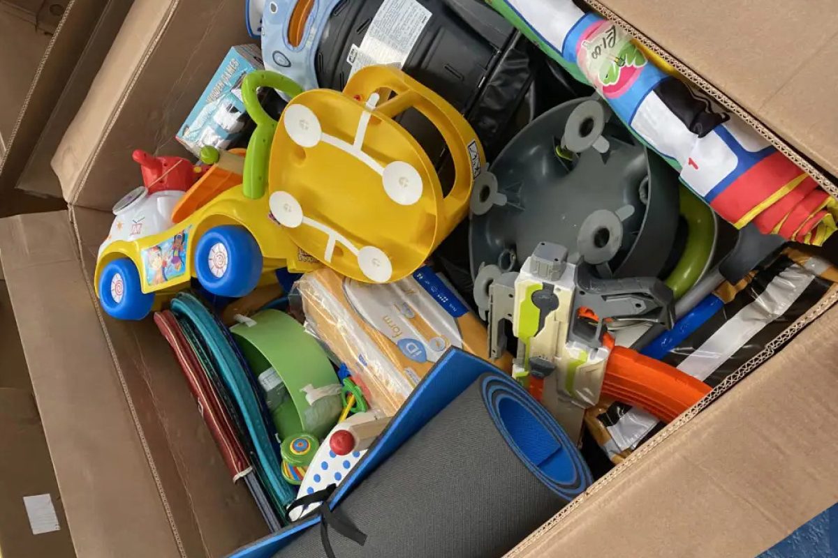 Articles divers de bric-à-brac : électroménager, jouets, décoration